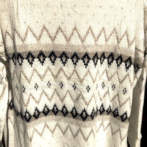 Black And White Aztec Print Cardigan - Picture 3 of 4
